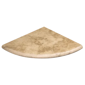 Walnut 10" Corner Shelf