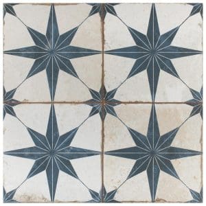 Kings Star Blue 17-5/8x17-5/8 Ceramic F/W Tile