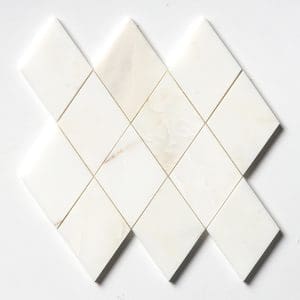 Calacatta Amber Honed Almas Marble Mosaic